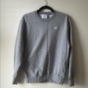 Champion Men's Crewneck in Heather Gray